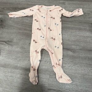 Petit Lem Pink Sunglasses Footie